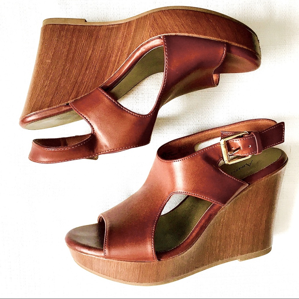 AEO Platform Wedge Sandals